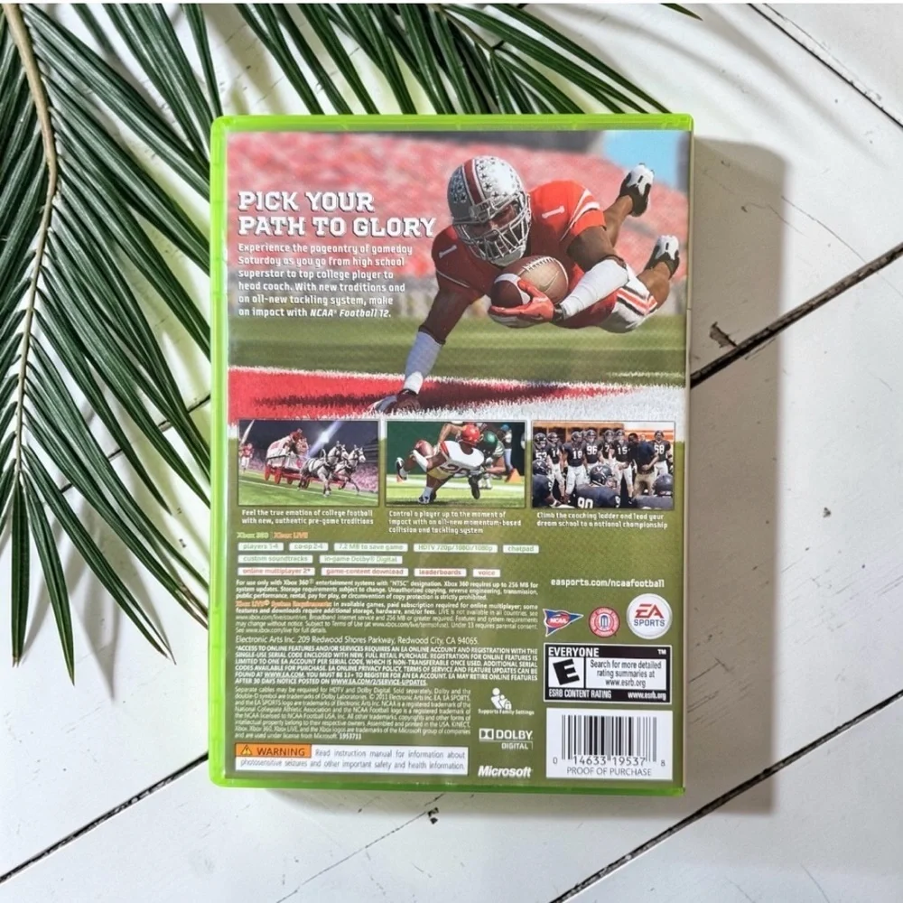 Xbox 360 NCAA Football 12 EA Sports College Football Game Xbox 360